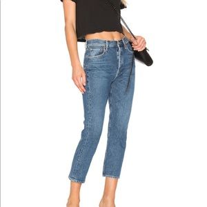 Riley High Rise Straight Crop sz 26 air blue